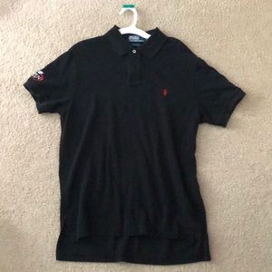 Black Men’s Polo Ralph Lauren Shirt Large custom